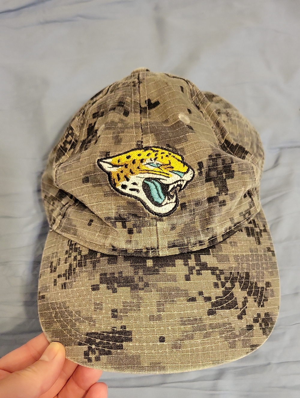 Jacksonville Jaguar NFL Patch Camo Baseball Cap
